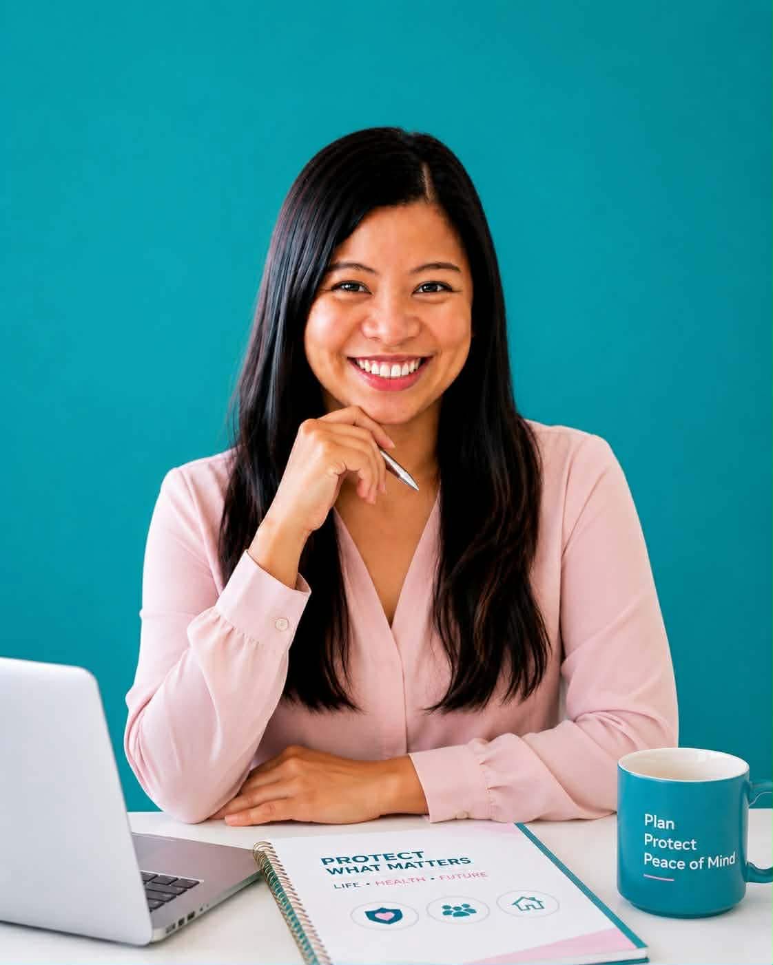 Portrait of Vera Flores, independent life insurance advisor
